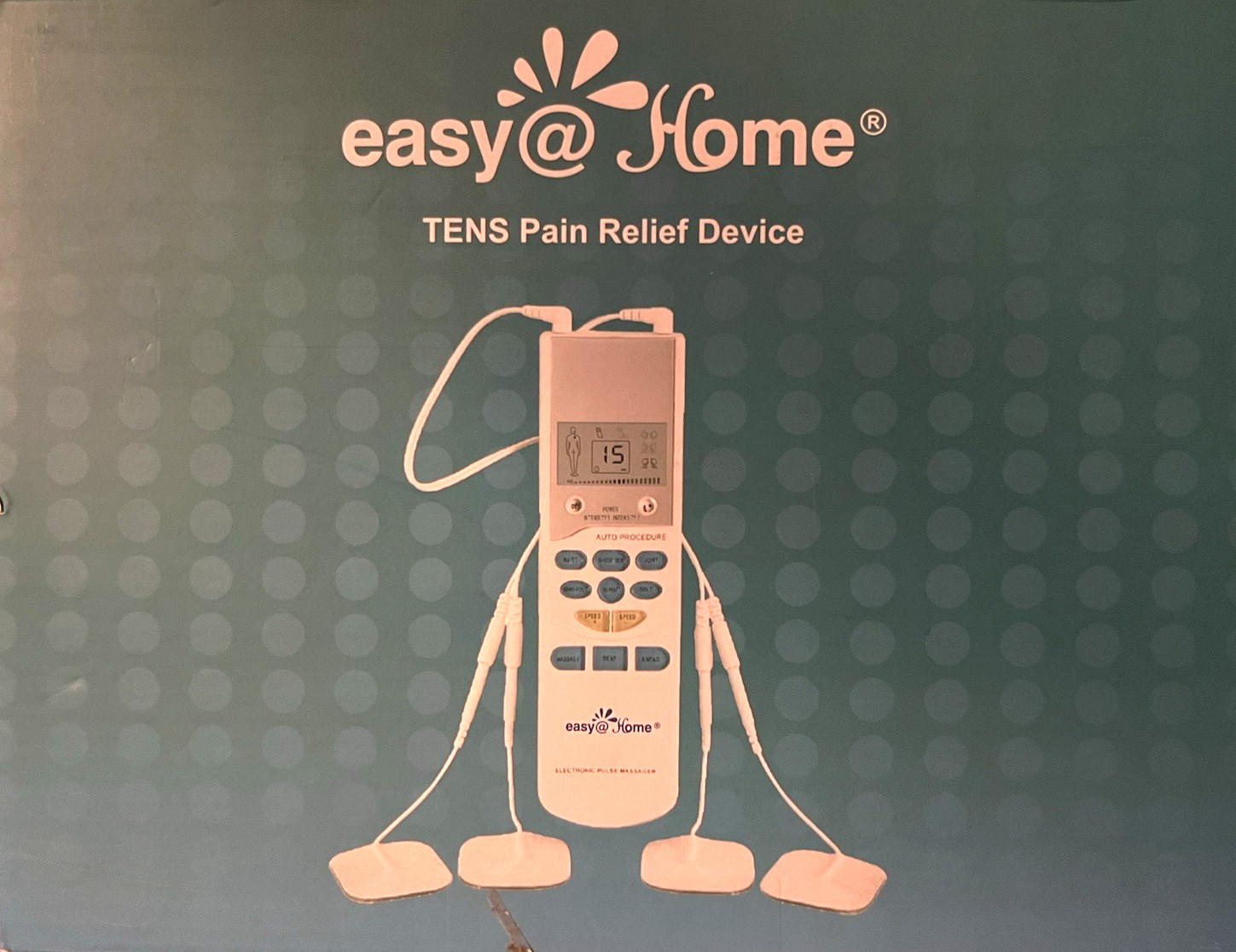 Easy@Home TENS Pain Relief Muscle Stimulator Electronic Device EHE009
