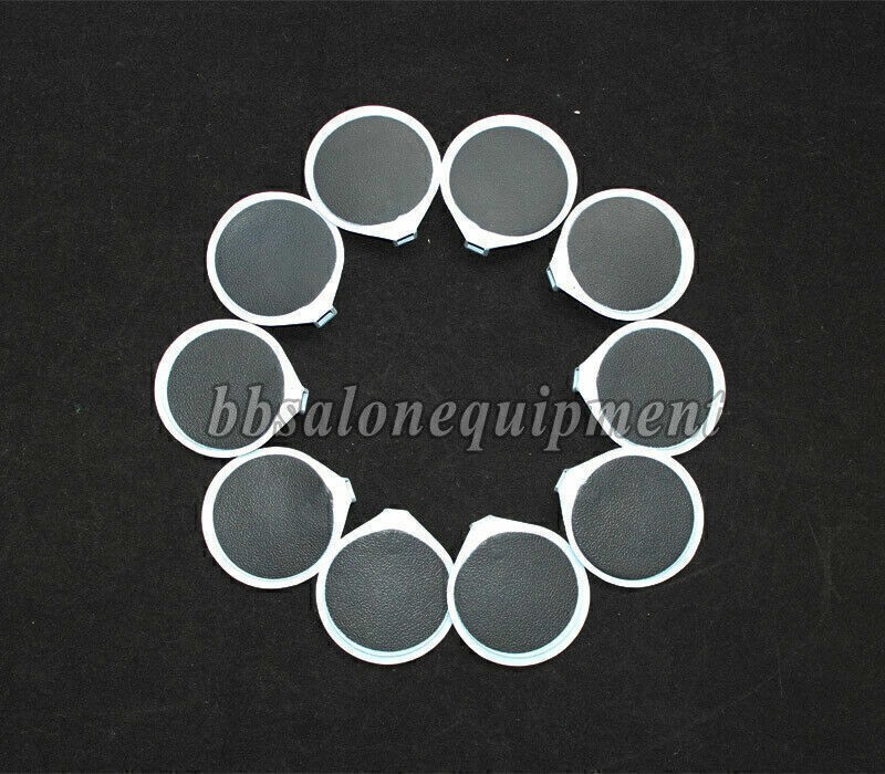 6.5 cm Round Rubber Reusable Replacement Electrode Pads For Microcurrent Unit
