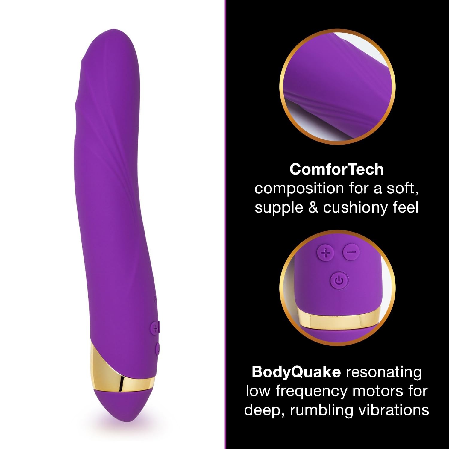 Bedroom Kandi Your Highness Purple Rechargeable Vibrator – Powerful Vibrator …