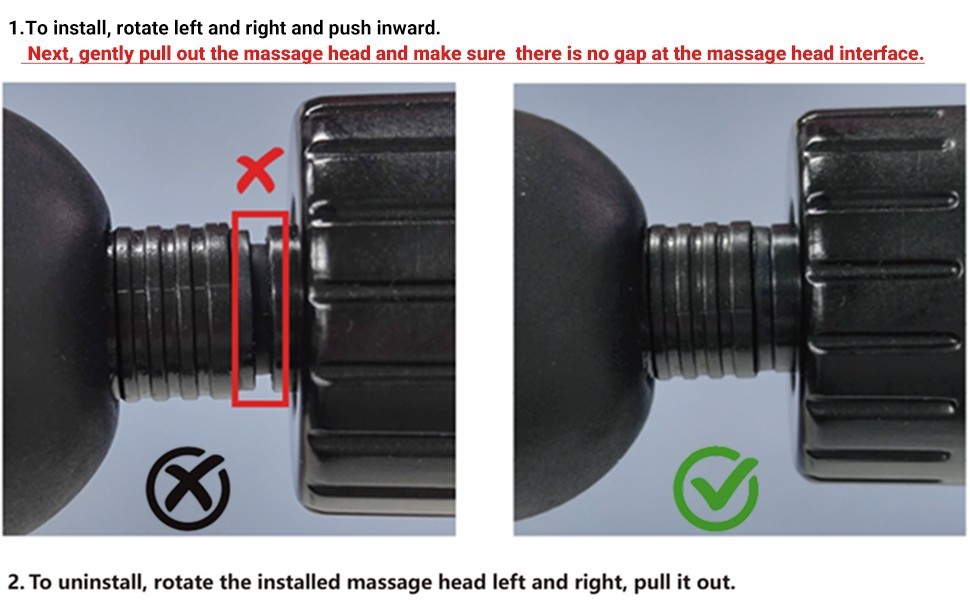 Massage Gun Deep Tissue, Portable Muscle Massager 30 Speed for Back Neck Body