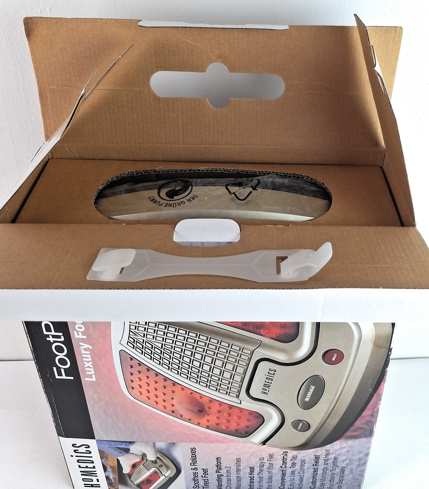 HoMedics Foot Pro Ultra Luxury Foot Massager Infrared Heat Model AK-3 New In Box