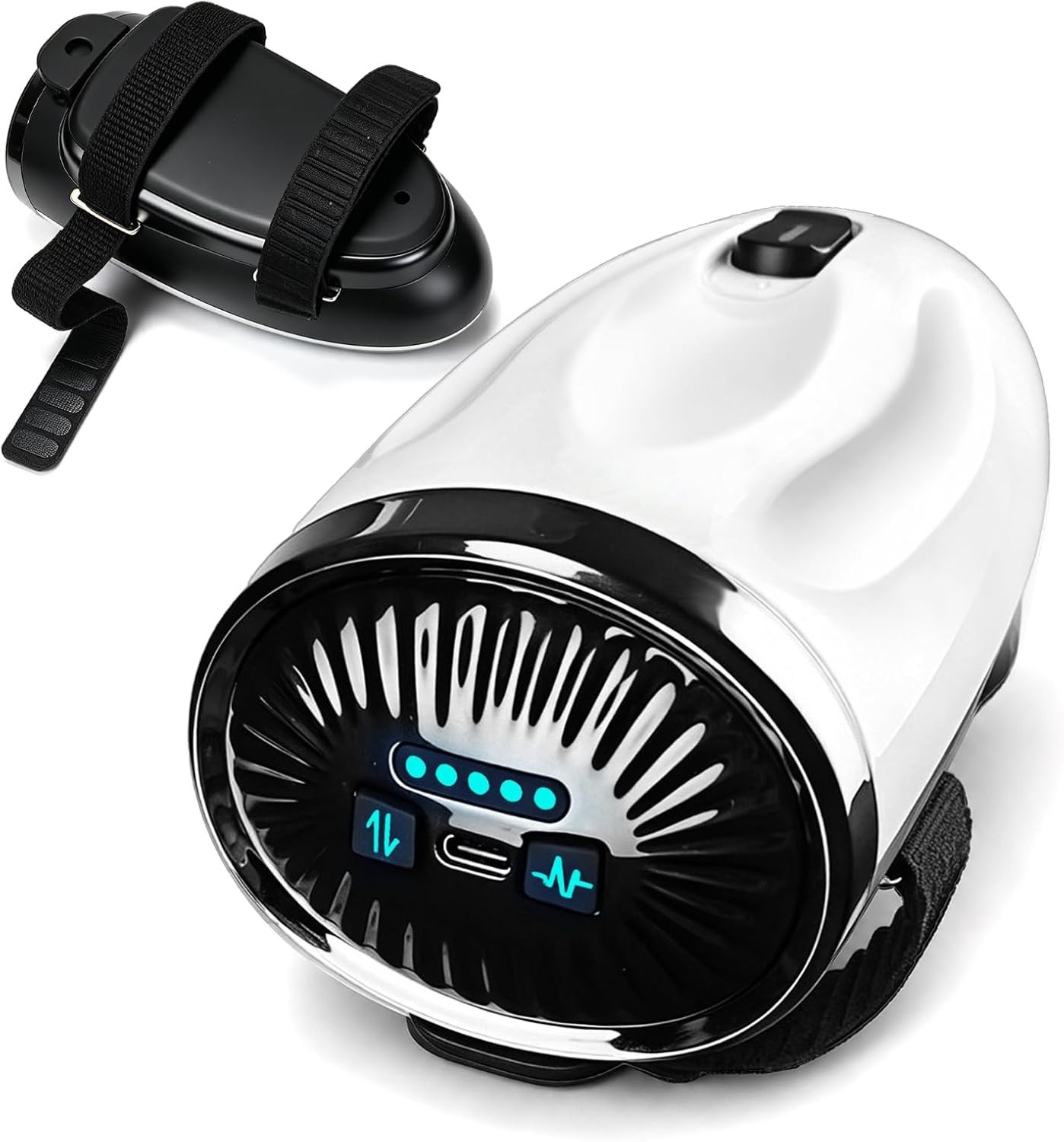 Professional Cordless Barber Vibrating Scalp Massager w/ Adjustable Straps