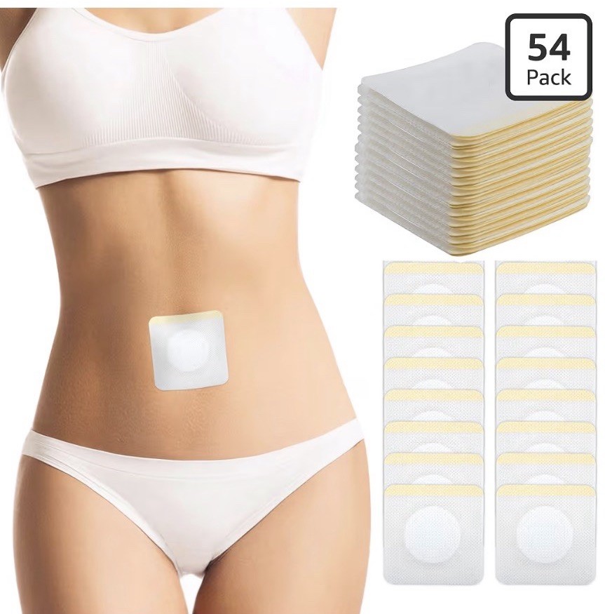 Castor Oil Patches for Belly Button, 54 Pack 2 3/4in 1 Count (Pack of 54)
