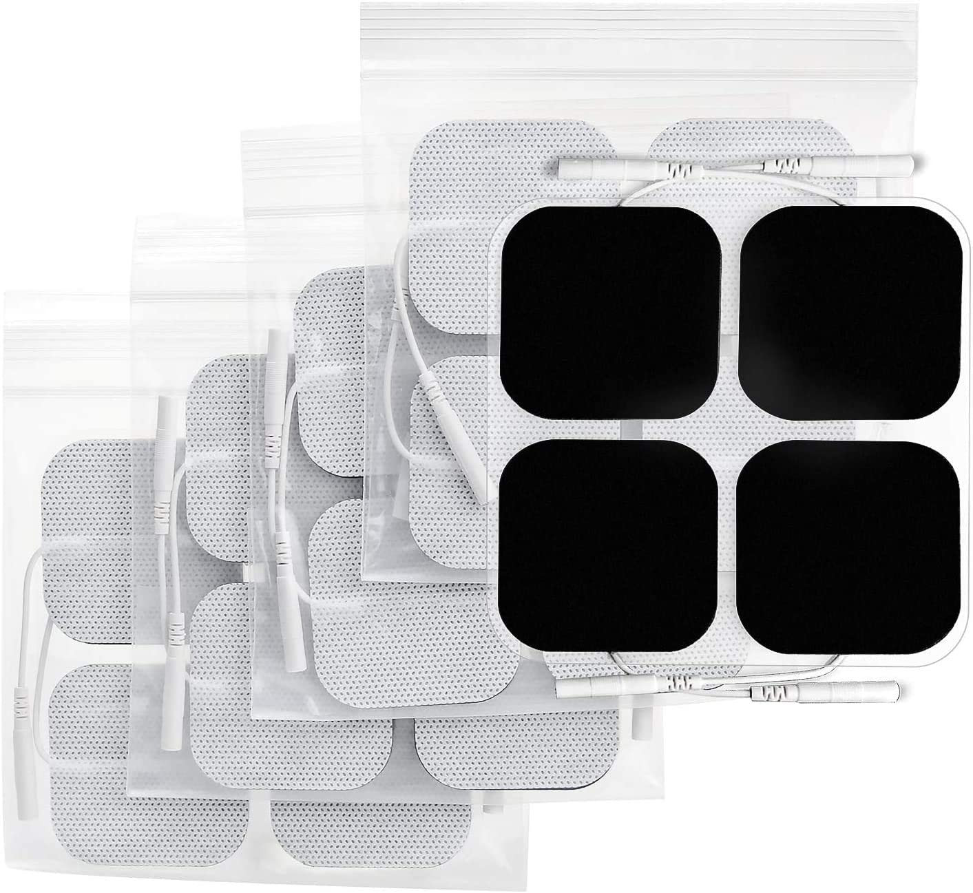 TENS Unit Pads Electrode Patches with Upgraded Self-Stick Performance A..