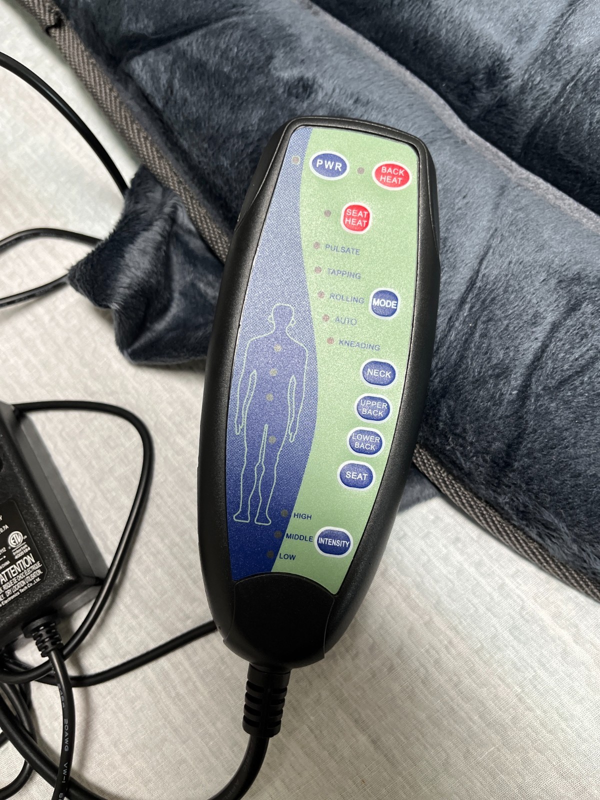 Snailax Back Massager with Heat -Extra Memory Foam Support Pad SL-126