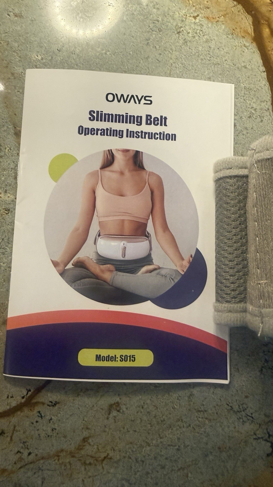 OWAYS Slimming Belt Weight Loss Machine Adjustable Vibration Massage AW-S015