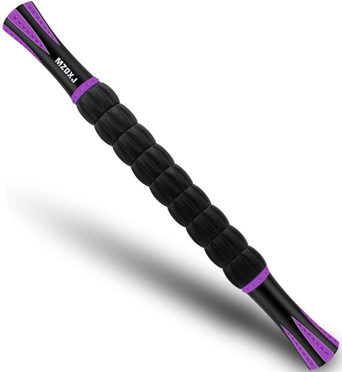 MZDXJ Muscle Roller Massage 17.5×1.5 Inch (Pack of 1), Purple Black