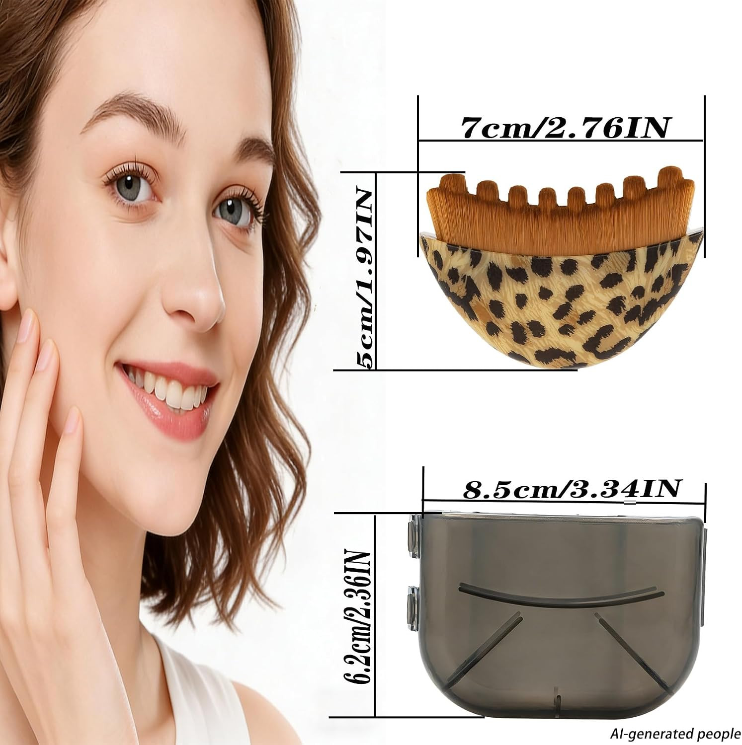 Lymphatic Contour Face Brush：Dry Massager & Drainage Tool (1PC) | For home skinc