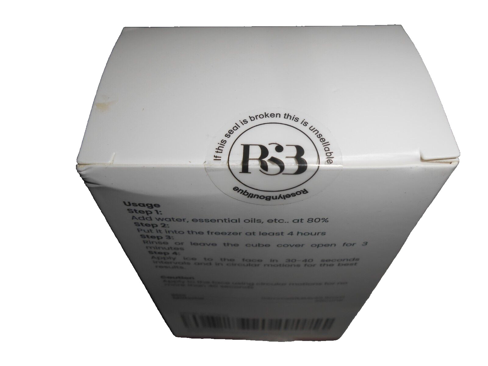 New in box Roselyn Boutique Face Ice Roller Pink in Color