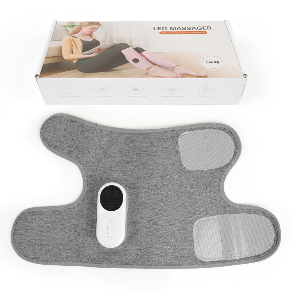 Leg Massager for Circulation Air Compression Calf Knee Foot Massager Heat