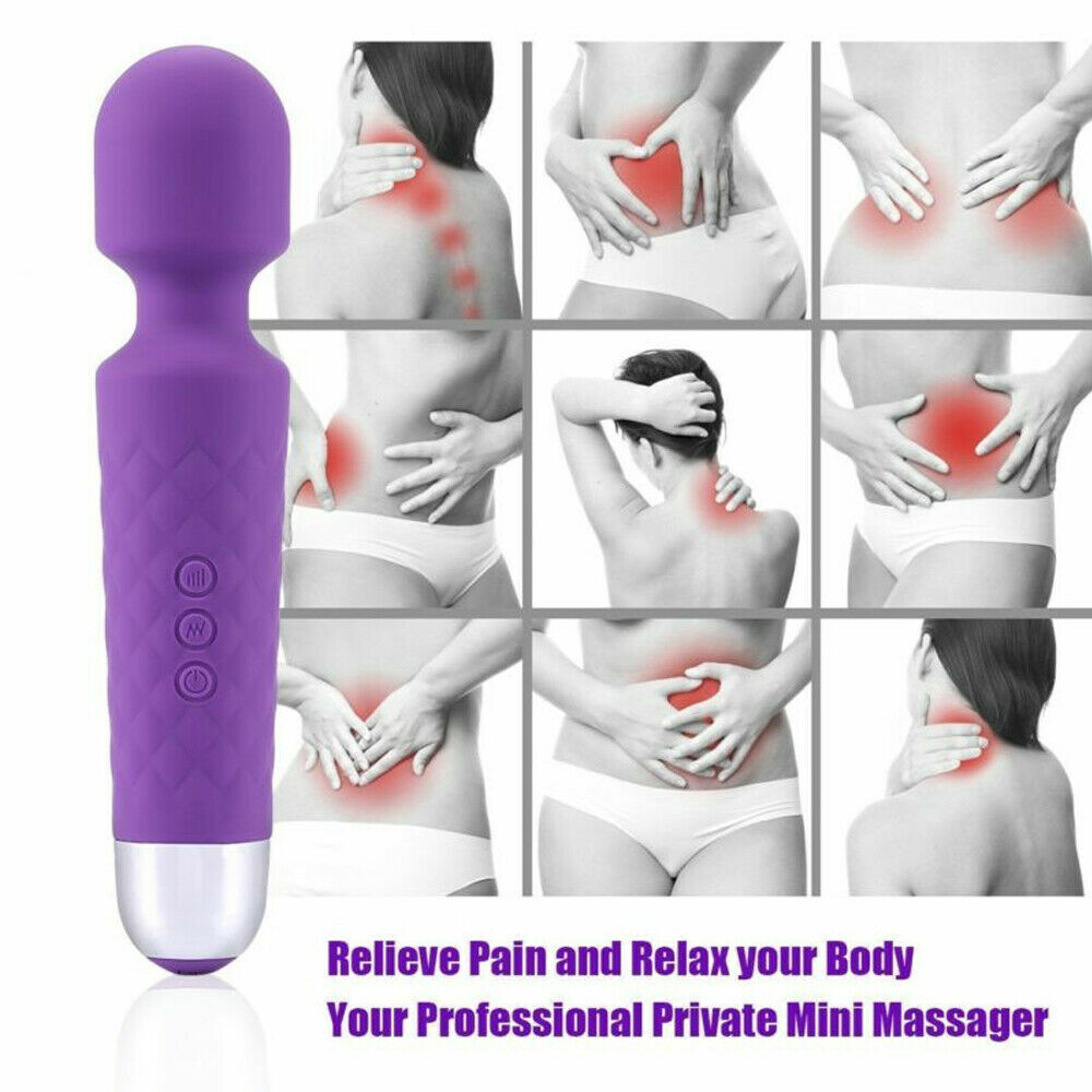 MultiSpeed Wand Massager Neck Body Leg Personal Massage Vibrator For Women Gifts
