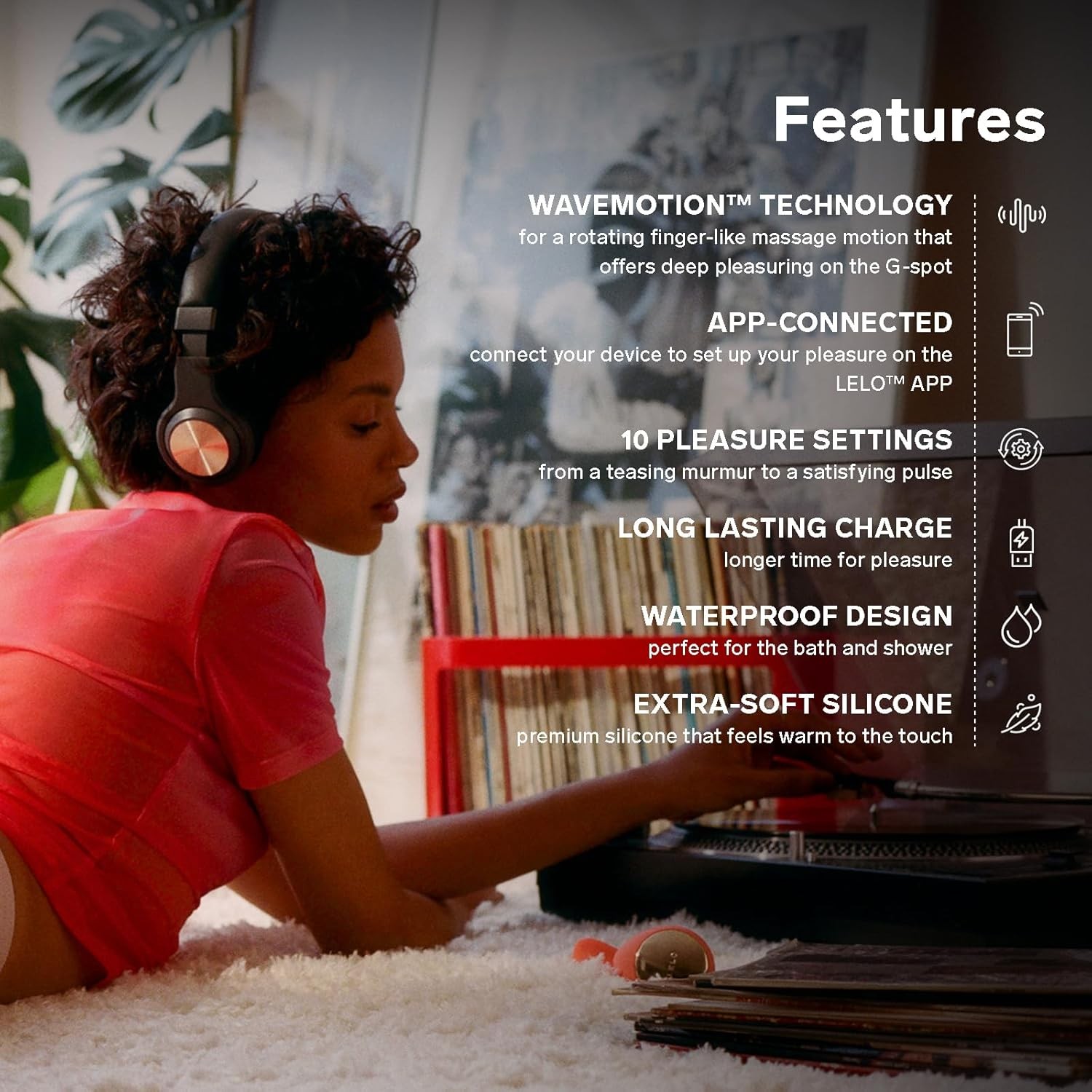 LELO IDA Wave Dual App-Controlled Vibrator with 2 Powerful Motors and 10 Vibrati