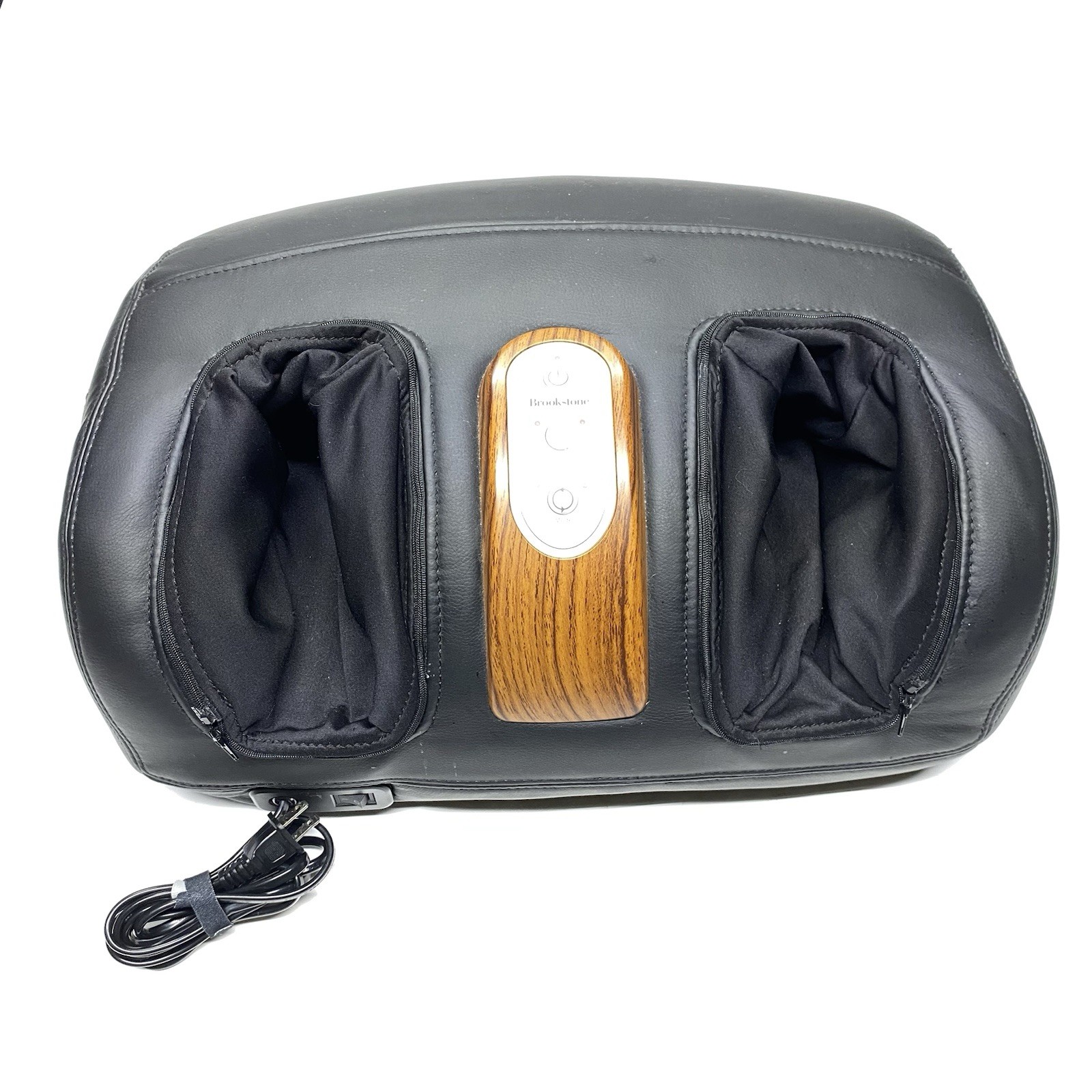 Brookstone i-need Shiatsu Programmable Foot Massager Squeezing BR-7100A READ