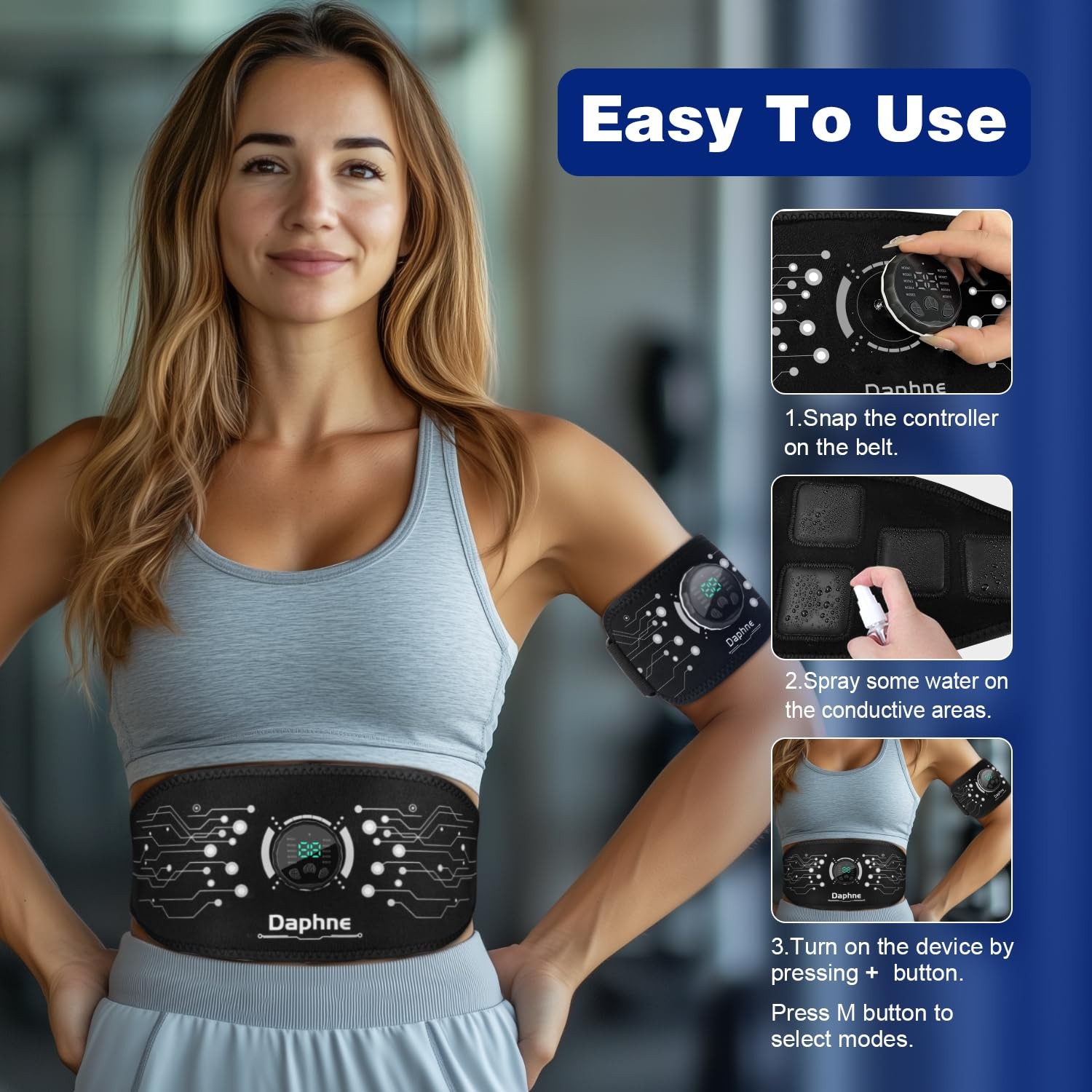 ABS Stimulator, Effective Muscle Stimulator for Abdomen, Ab Stimulator Muscle…