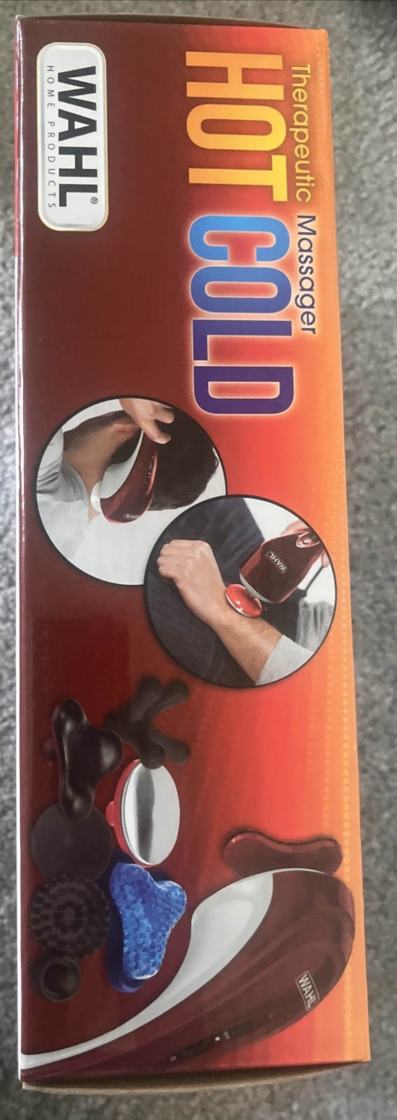 Wahl Therapeutic Hot Cold Handheld Massager Variable Speed Muscle Pain Soreness