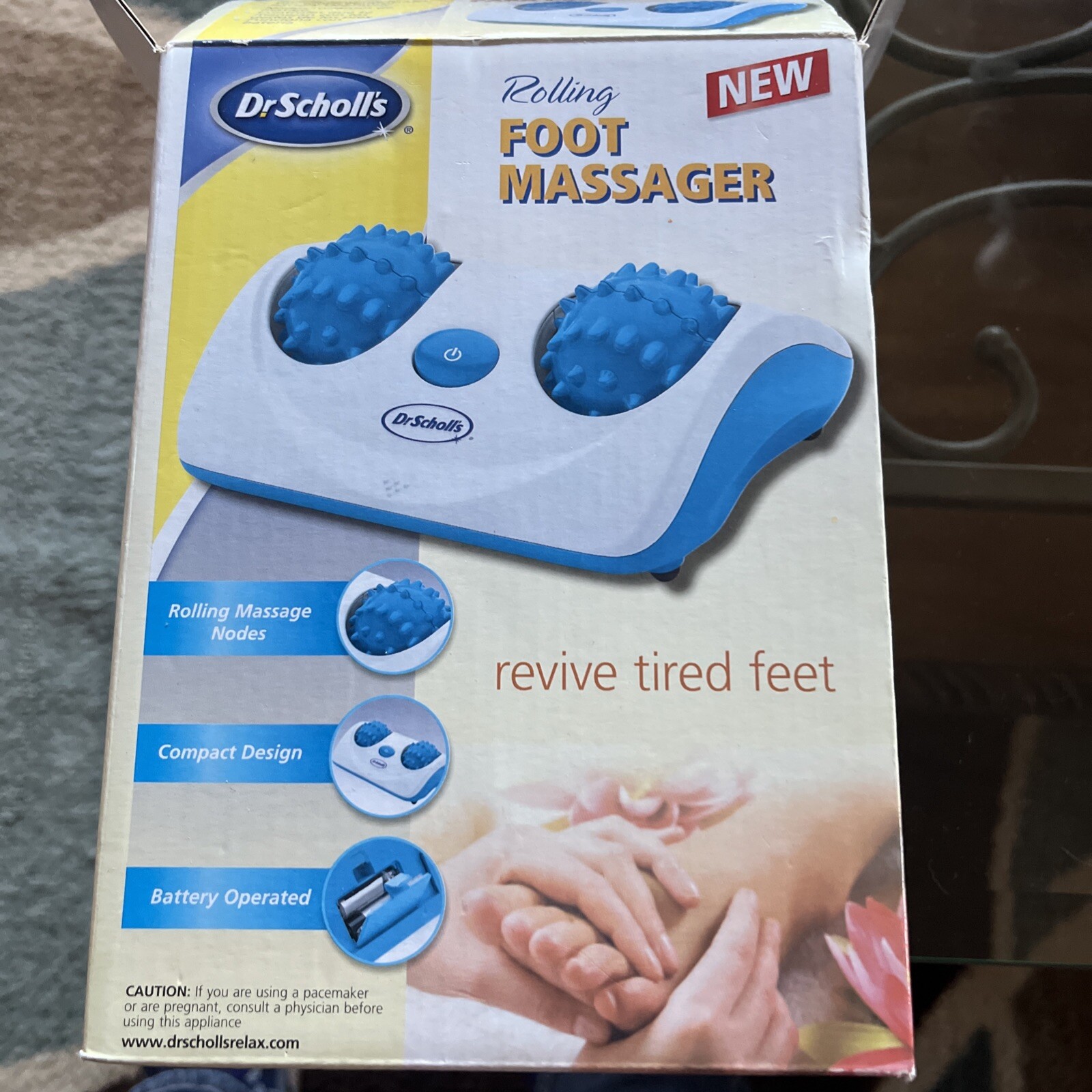 Dr. Scholl’s Rolling Foot Massager, Relax & Renew – NEW!
