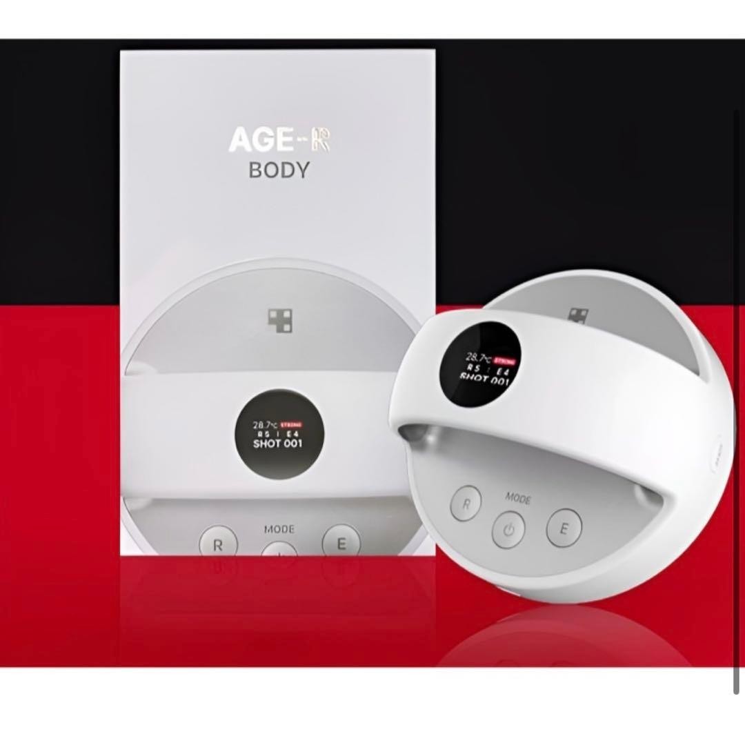 Medicube AGE-R Body Shot EMS RF Body Contouring Device Home Skin Care Tested