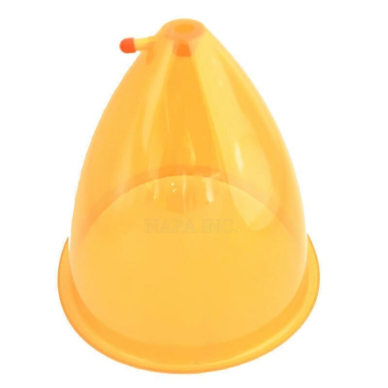 2PCS Orange XXXL 210ML Breast Cups Butt Lifting Cups For Vacuum Cupping Machine