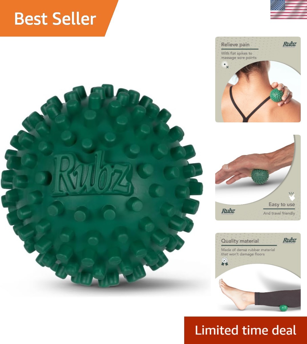 Acupressure Massage Ball for Feet and Hands – Green Relief for Plantar Fasciitis