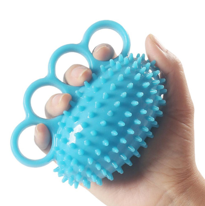 TPR Silicone Finger Grip Ball Massage Rehabilitation Training Exercise Equipment