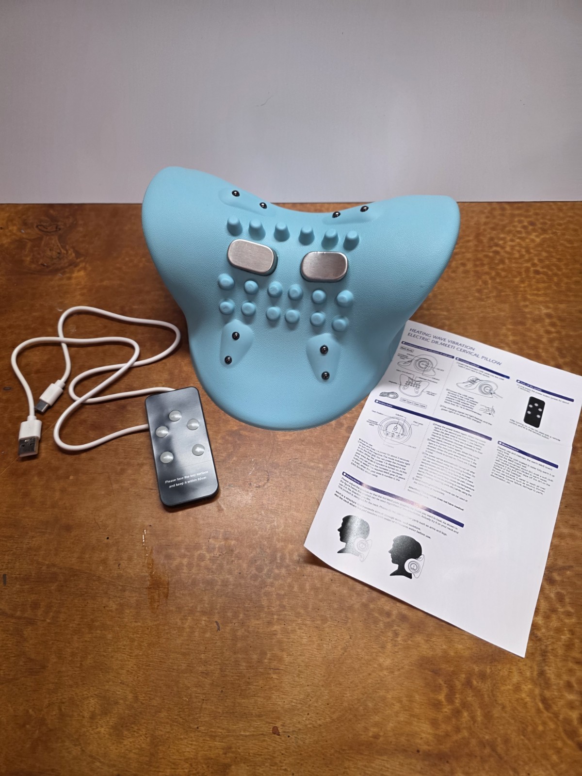 🔴Heating Wave Vibration Electric Dr. Meeti Cervical Pillow For Neck Pain.