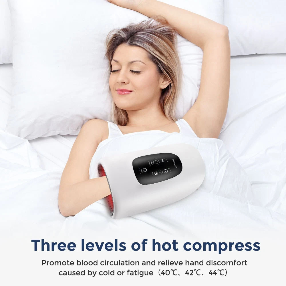Adomii Hand Massager with Heat and Compression – Personal Massage Machine