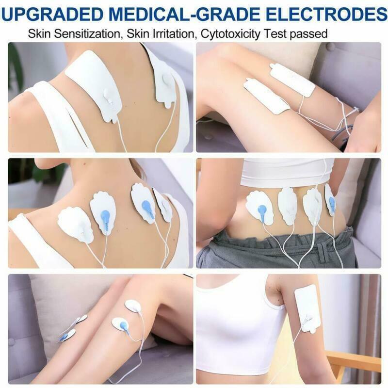 20PCS Snap On Electrodes Pads Massage Replacement Electrode Pads