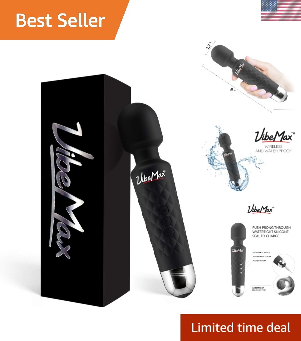 Portable Rechargeable Vibration Massager – Quick Tension Relief in Modern Design