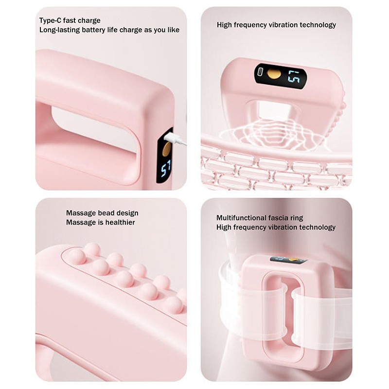 Electric Fascia Ring Massager Full Body Slimming Deep Tissue Vibration Massage