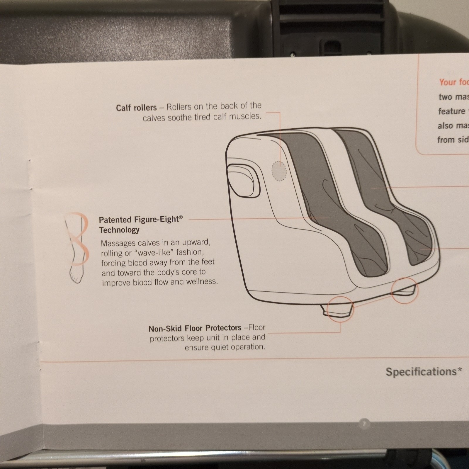 Human Touch Reflex Sol Foot And Calf Massager *GREAT CONDITION* Tested