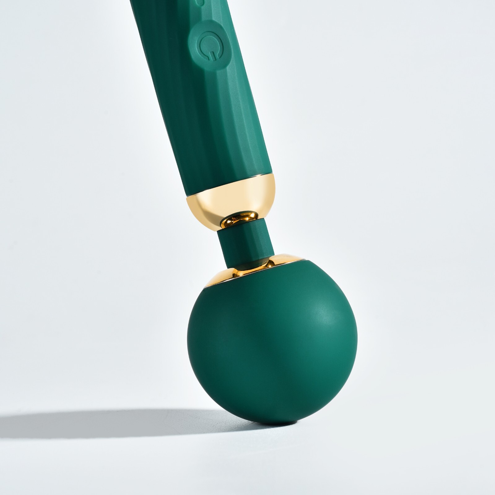 Handheld cordless smart APP remote control Wand Massager – turquoise green