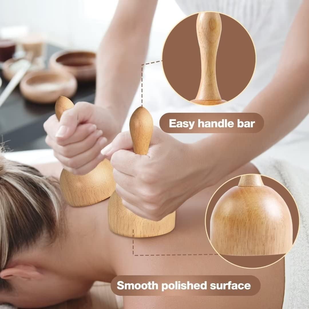 10-in-1 Wood Therapy Massage Tools Wooden Massager for Body Shaping Massage Too