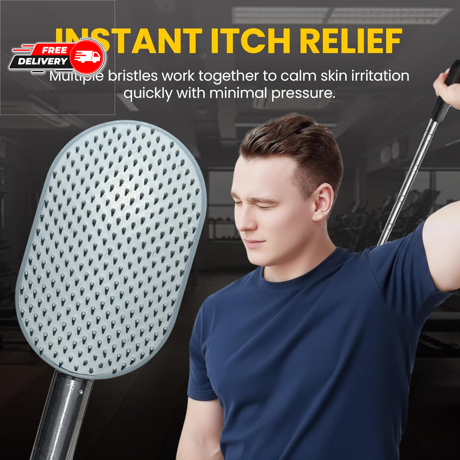 The Ultimate Extendable Back Scratcher, Scalp and Back Massager, & Exfoliator Gi
