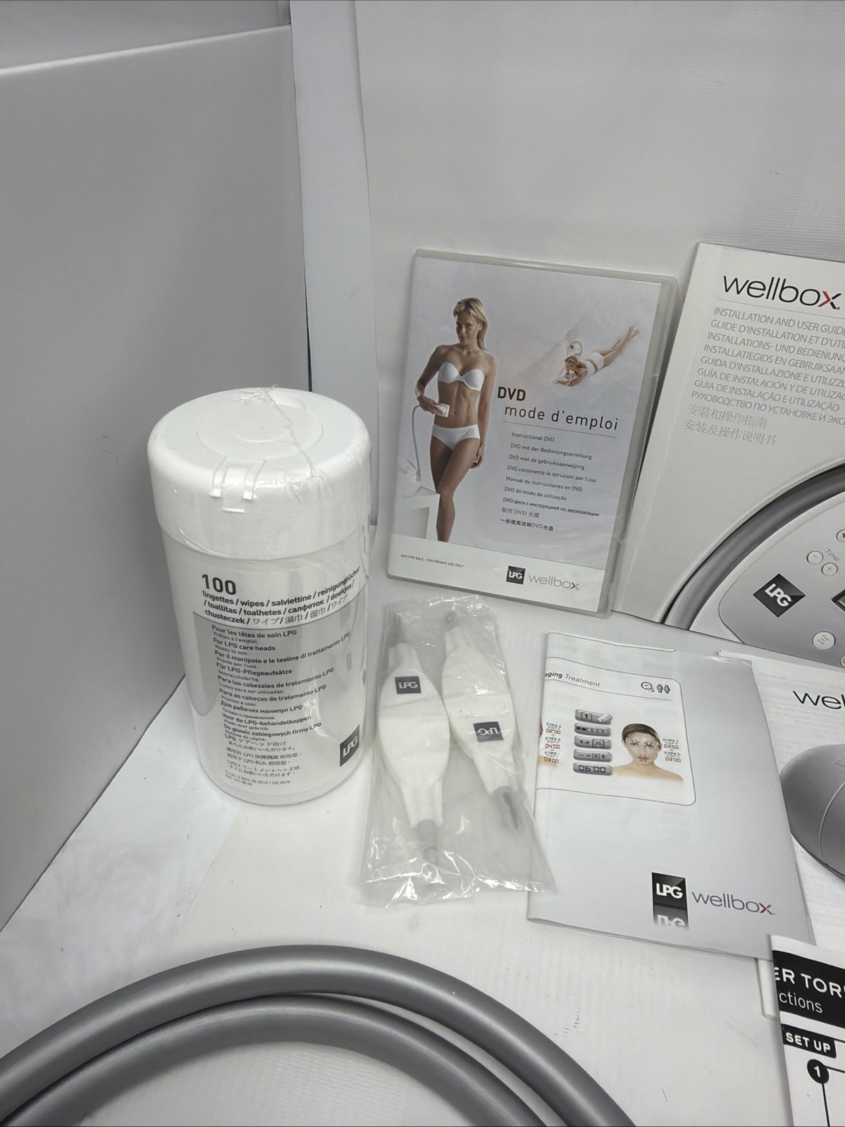 LPG Wellbox S Anti-Cellulite Massager, Multiple Attachments, LCD Display