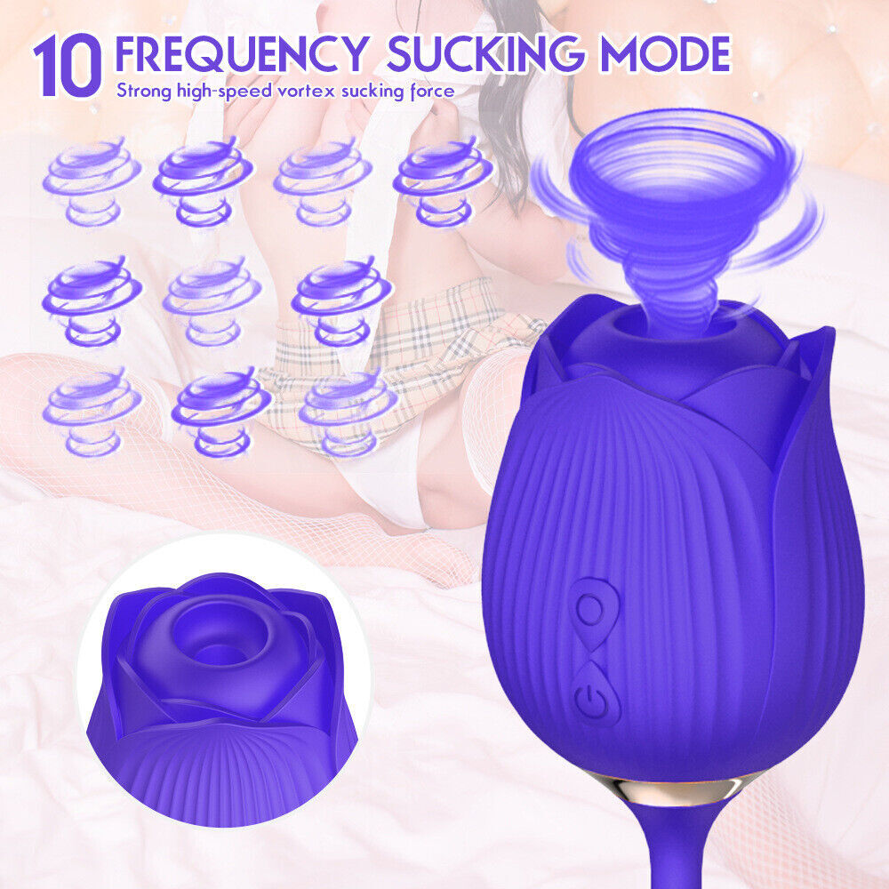 10speed Massagers For Female Anniversary Birthday Gift Massage Tongue Licking US