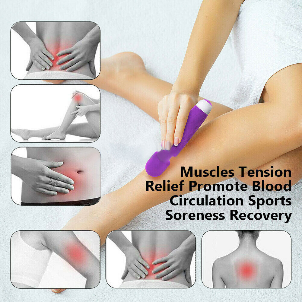 MultiSpeed Wand Massager Neck Body Leg Personal Massage Vibrator For Women Gifts