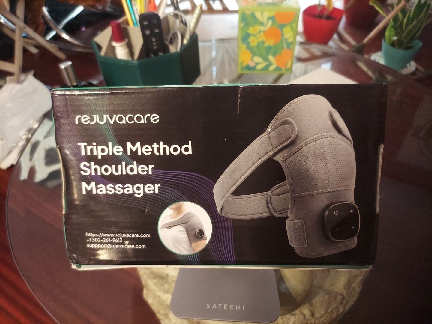 Rejuvacare Shoulder Vibration+Heat Massager Rotator Cuff Joint Pain NIB