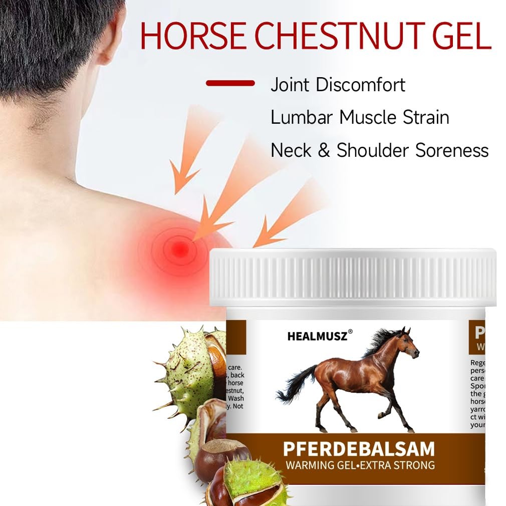 ciwoll Pferdebalsam Gel Horse Balm, Extra Strength 8.8 Ounce (Pack of 1), Red