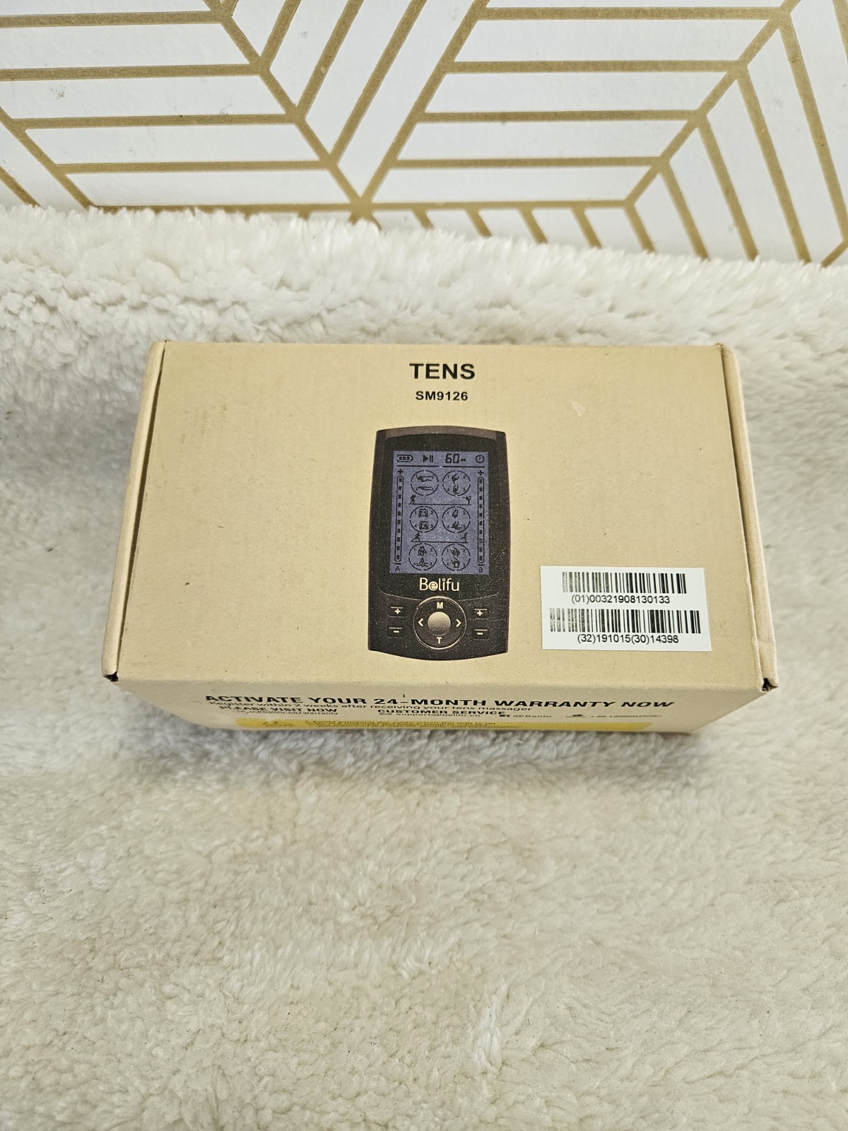 BELIFU TENS DUAL CHANNEL MUSCLE STIMULATOR MODEL: SM9126