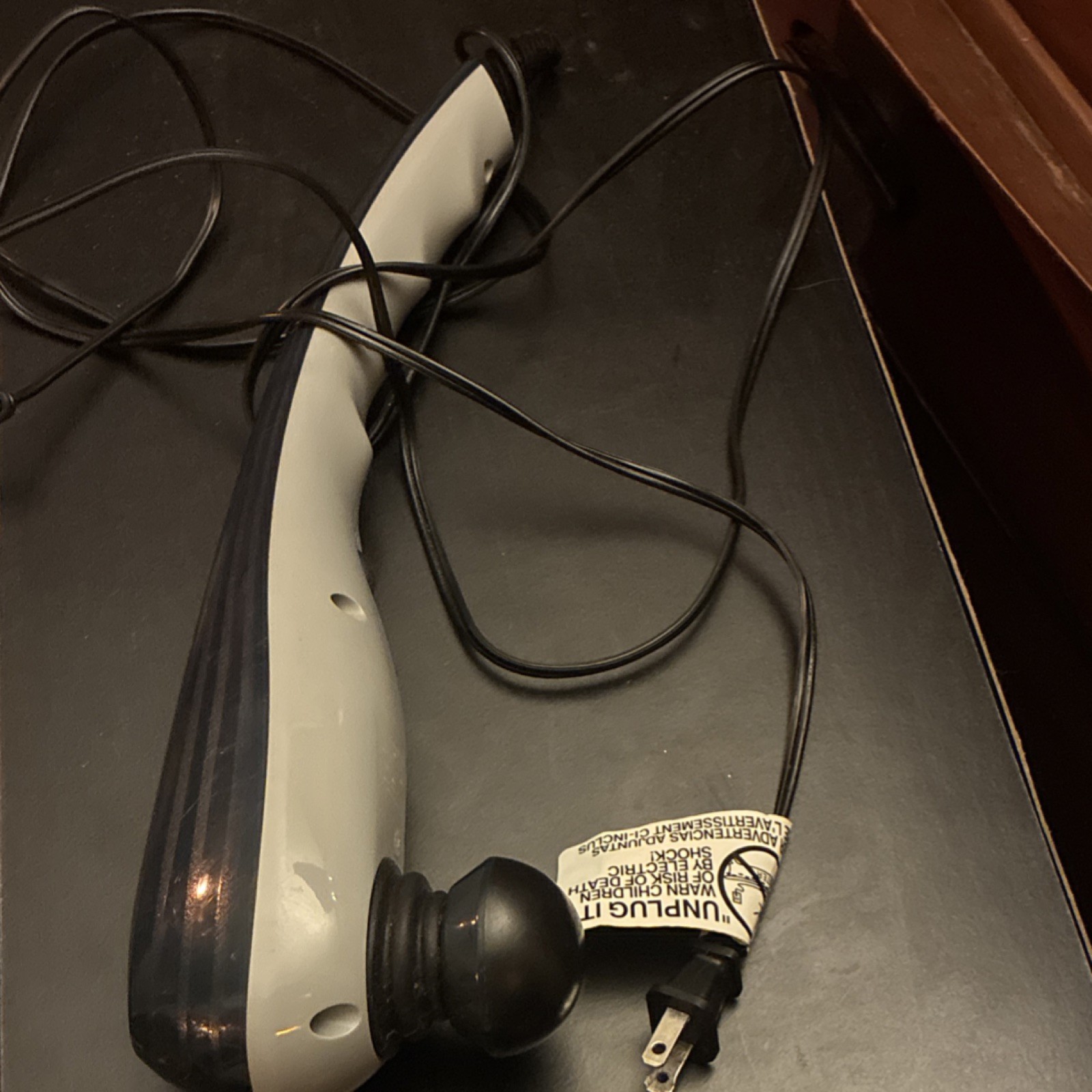 Wahl Corded Electric Handheld Massage Wand Body Massager Black/Gray