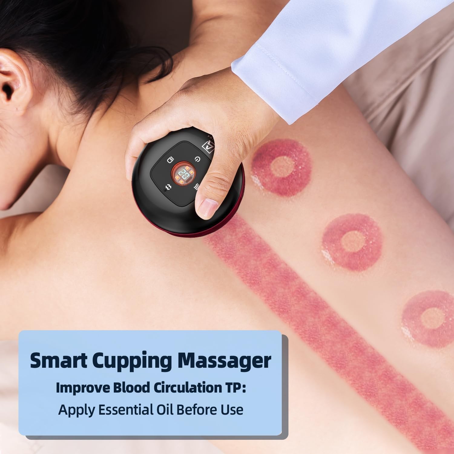 Ambfina 5in1 Cupping Kit for Massage Therapy, 12 Levels Smart Dynamic Cupping…