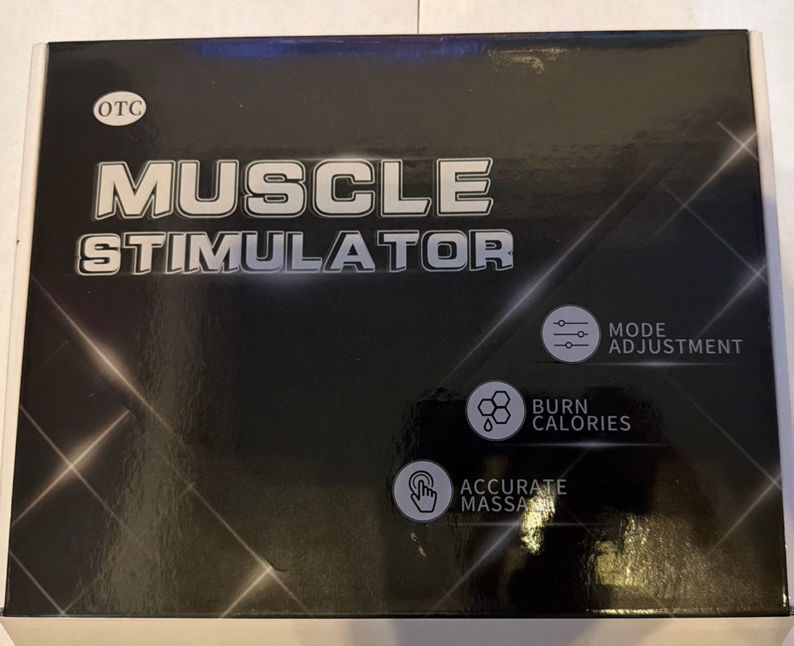 OTC Muscle Stimulator Burn Calories Accurate Massage Ab Belt Mode Adjustment