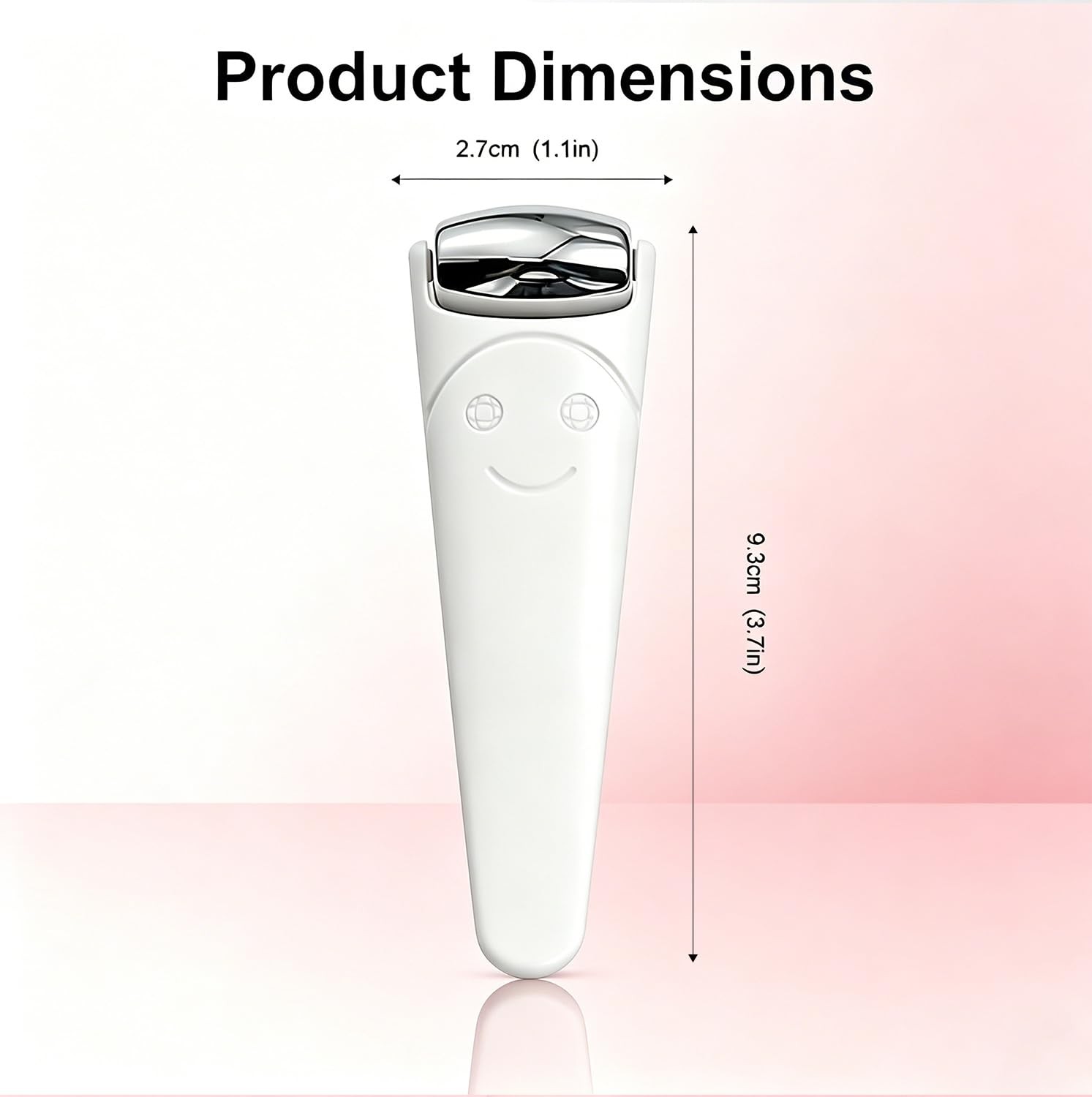 Mini Stainless Steel Ice Roller for Face & Under Eye, Travel Size Cooling Fac…