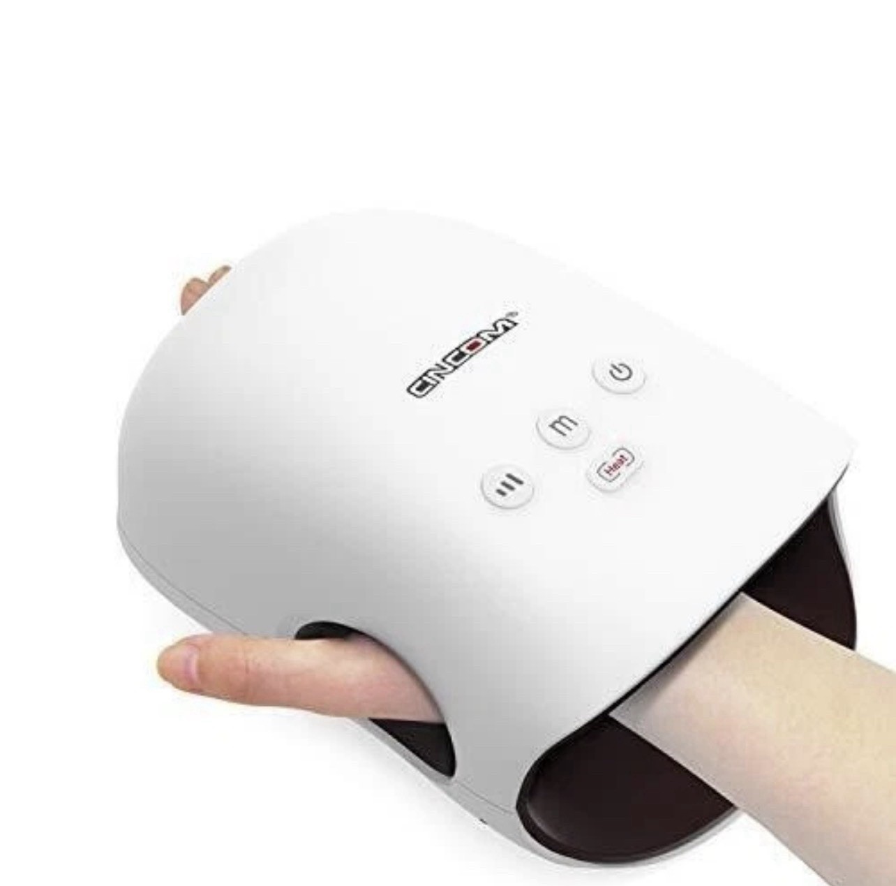 NEW SEALED IN BOX Cincom CM-026H Cordless Hand Massager with Heat – White