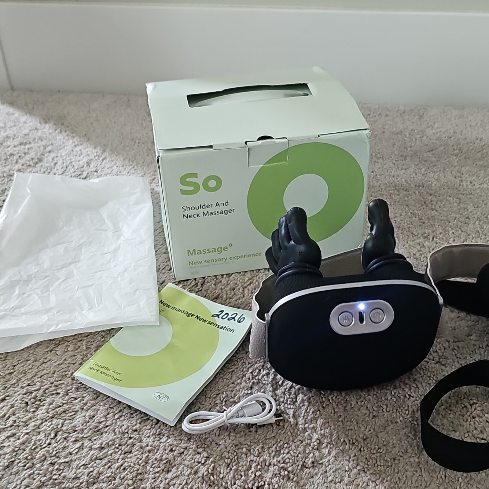 The Handiva Massager With Heat Neck Massagers, Deep Tissue 3D Kneading Shiatsu