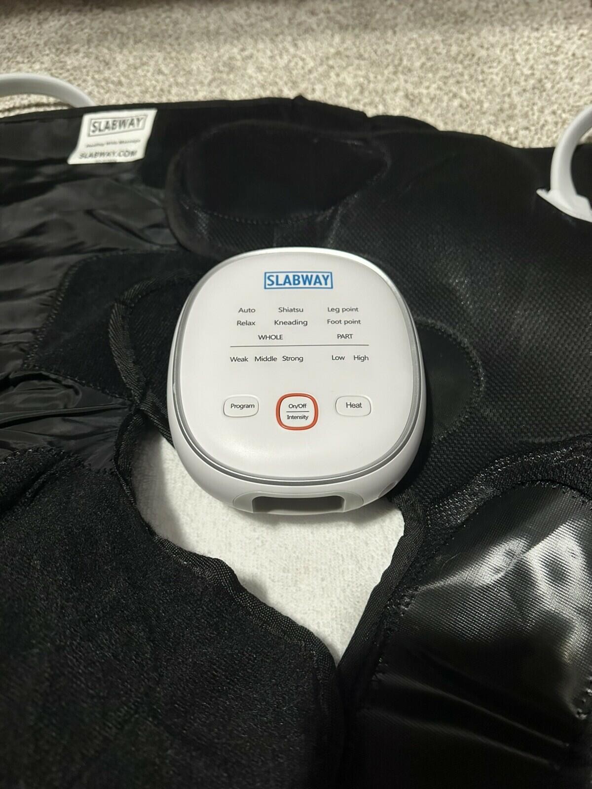 Slabway Air Compression Heated Leg Foot Massager LM-FYCST501G 24W DC 12V-2A