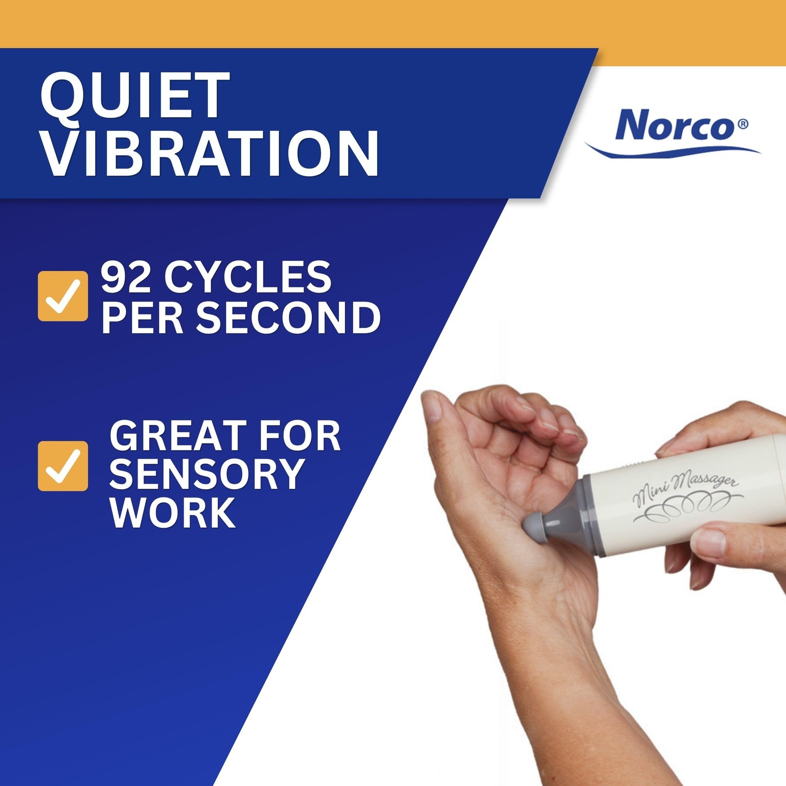 Norco Mini Massager – Portable Massage Gun for Scar Tissue Break Up, Massage,…