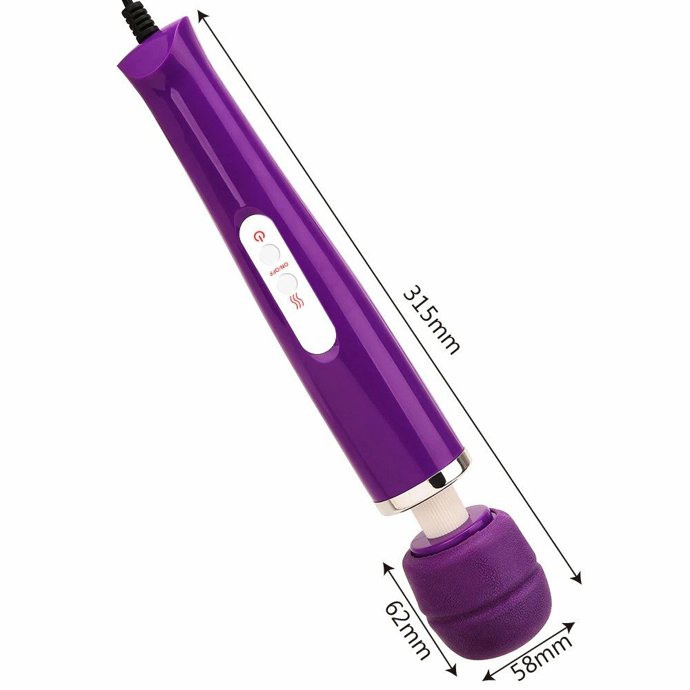 Large Vibrating Wand Full Body Sports Massager – Mains Powered UK