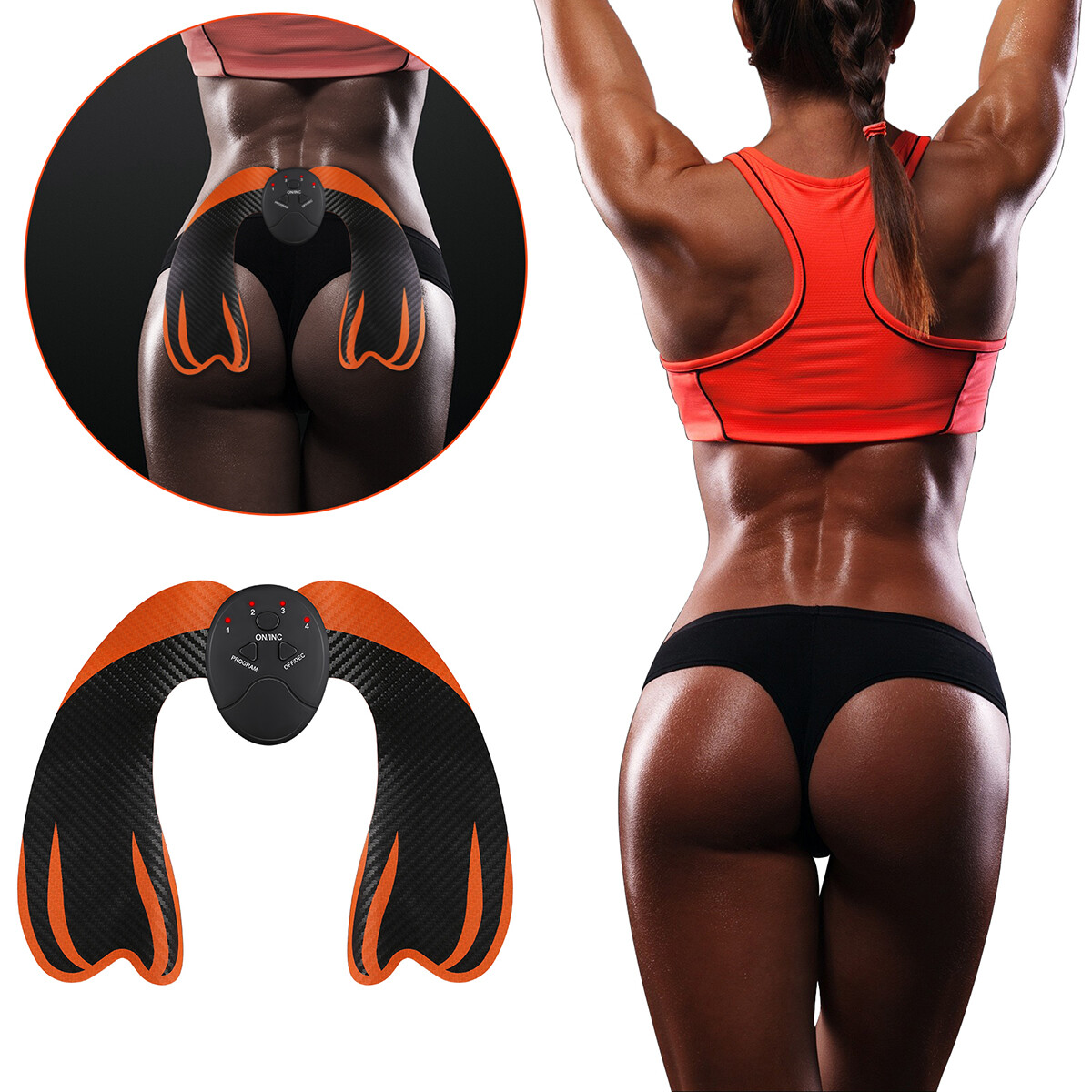 Hip Trainer Electric Buttock Muscle Stimulator EMS Massage Machine ABS Butt Lift