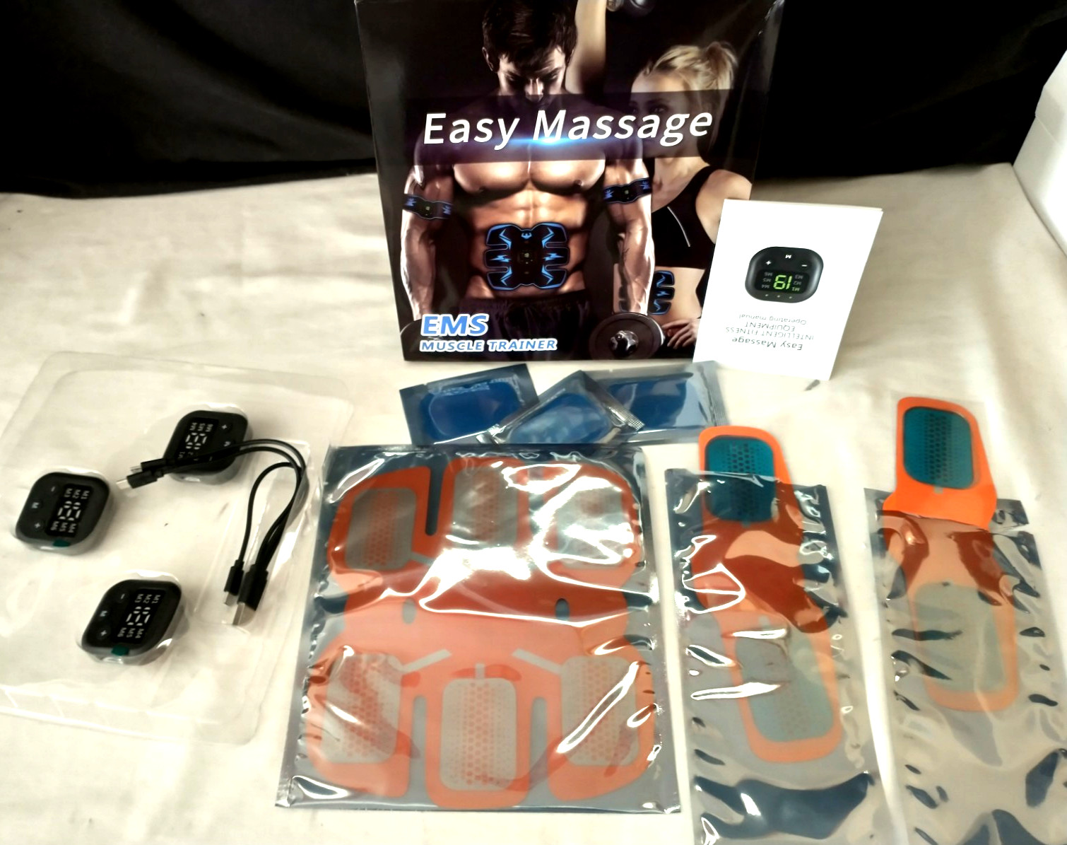 Electirc Muscle Stimulator muscle trainer-easy massage smart effective Fitness